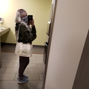 used Canvas tote purse